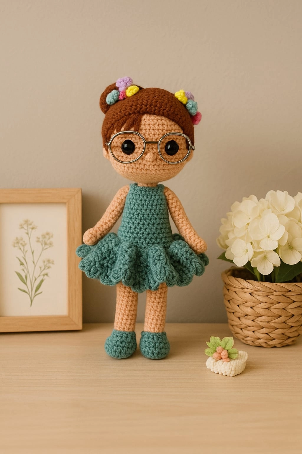 El Yapımı Amigurumi Oyuncak – %100 Pamuk İp ile Örülmüştür