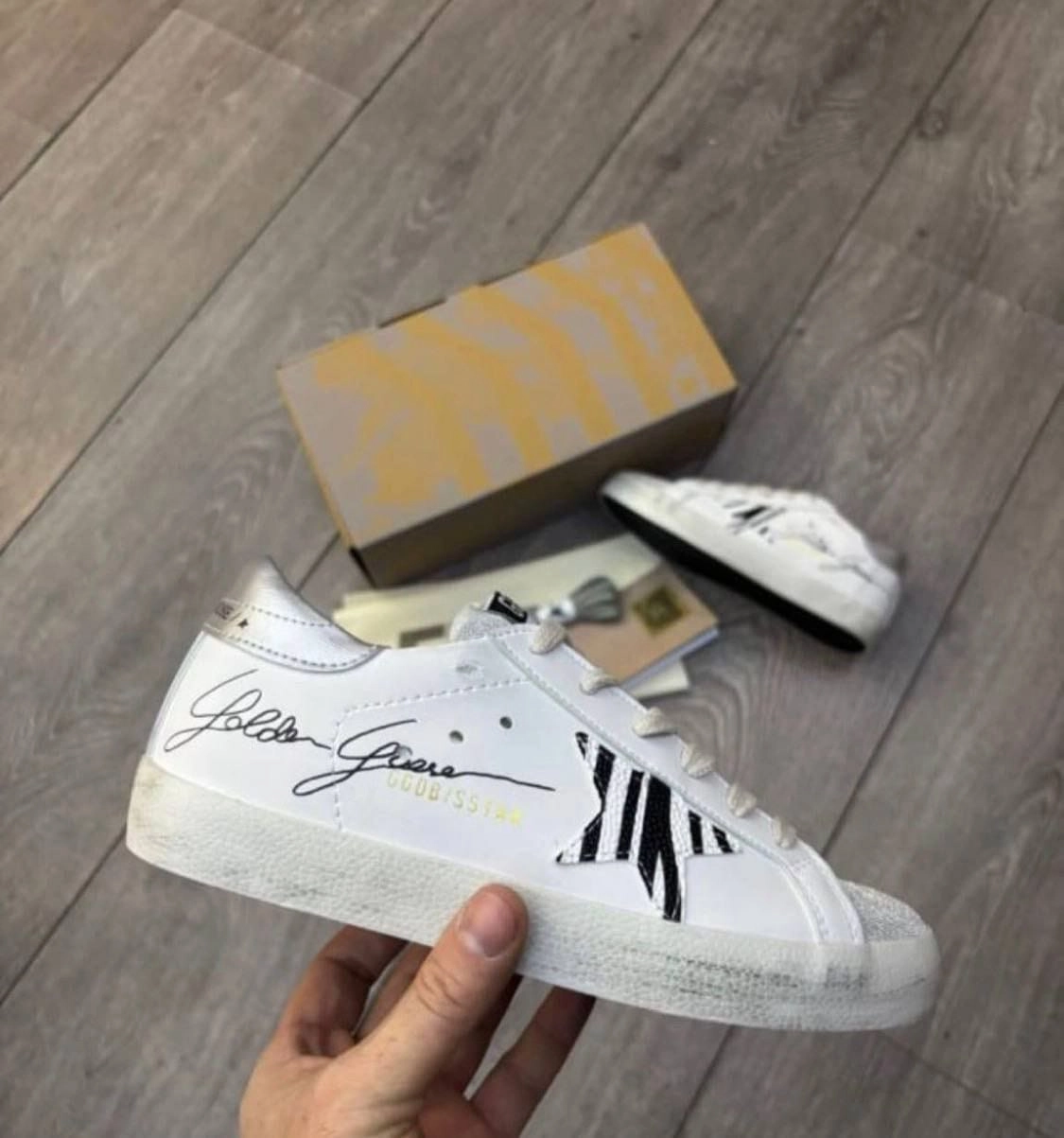 Golden Goose Deluxe Zebra