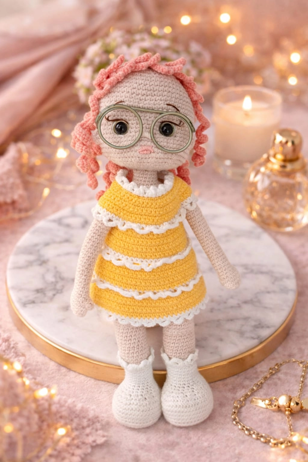 El Yapımı Amigurumi Oyuncak – %100 Pamuk İp ile Örülmüştür