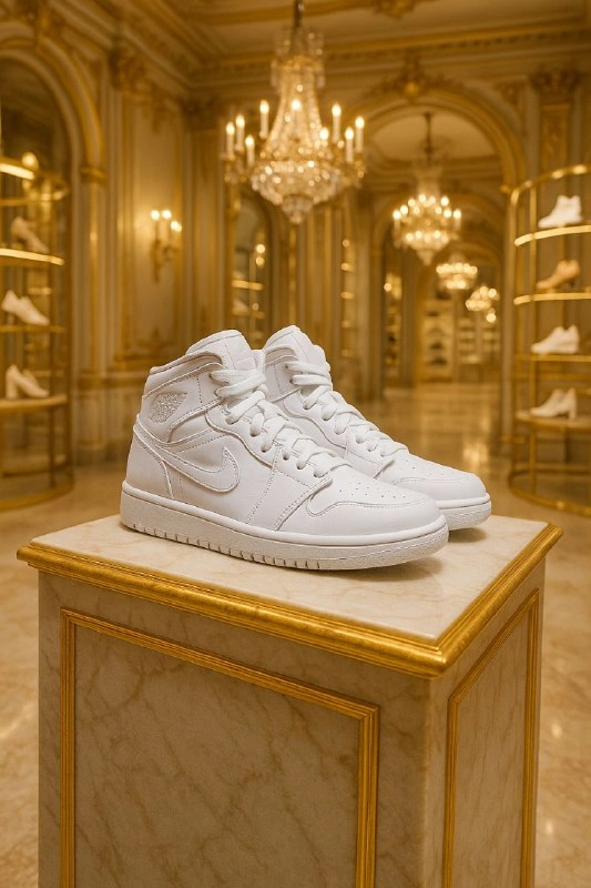 Nike Air Jordon Mid White 
