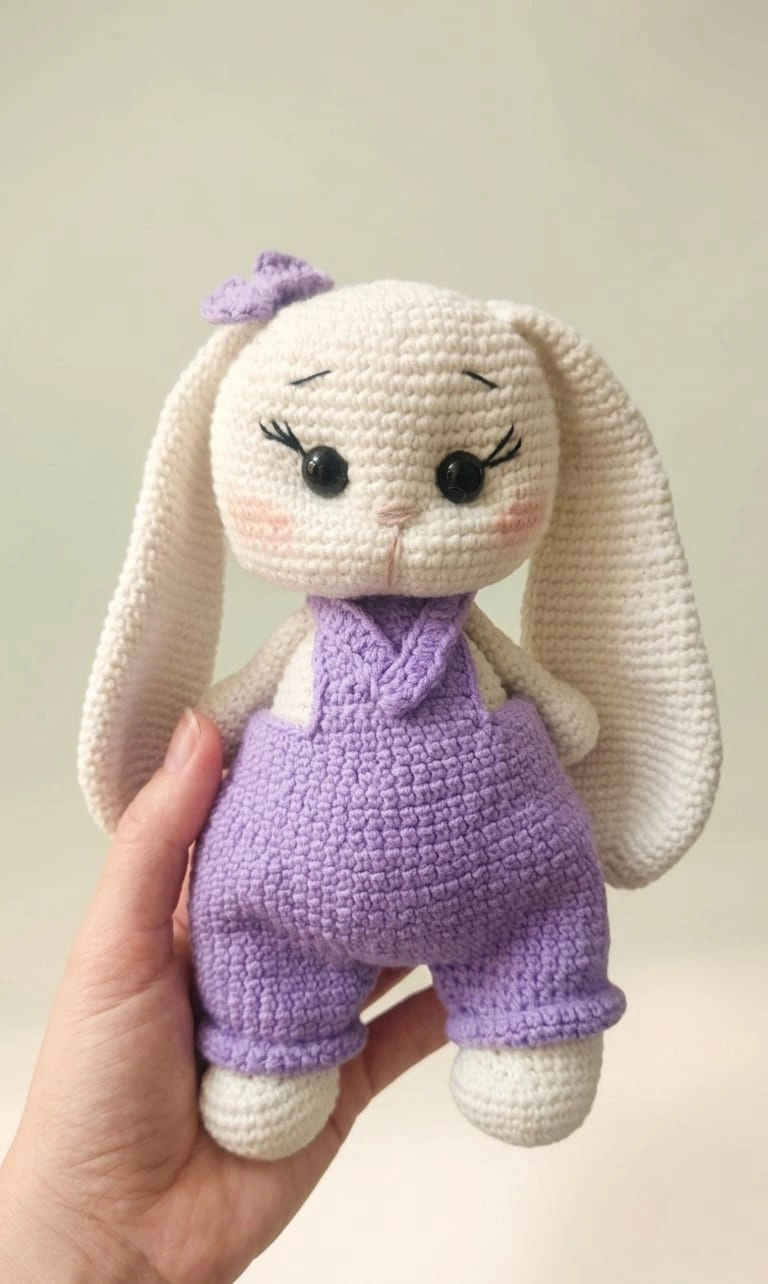 Amigurumi Uzun Kulaklı tavşan 