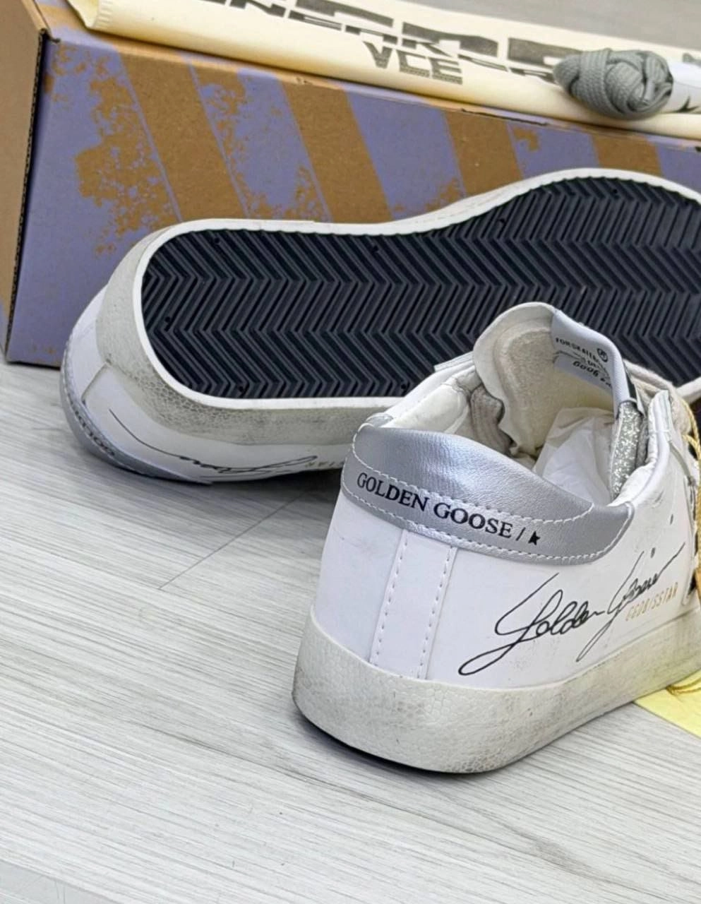 Golden Goose Deluxe Zebra