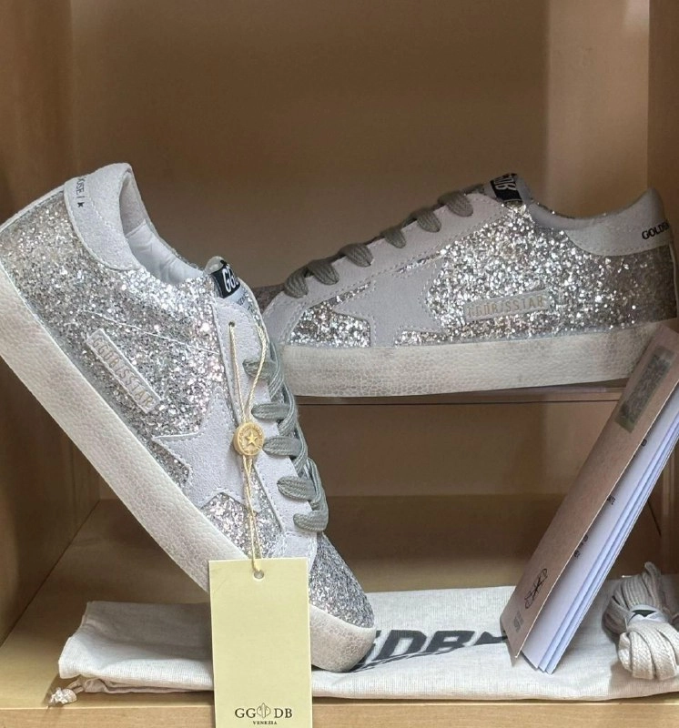 Golden Goose Gümüş Spor Ayakkabı