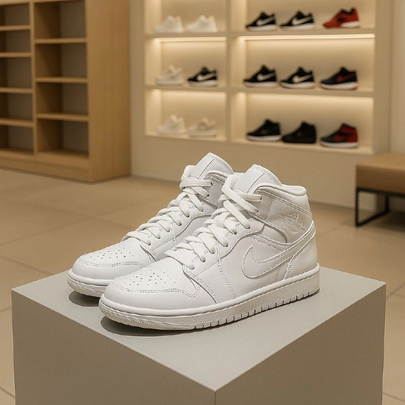 Nike Air Jordon Mid White 