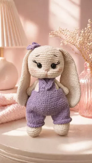 Amigurumi Uzun Kulaklı tavşan 